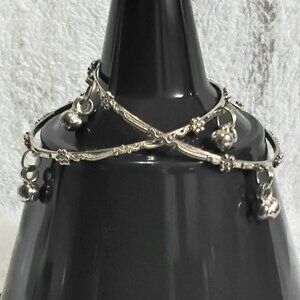 3/$40 Pair of 7" Beautiful Dangle Metal Bracelets Quality Costume Jewelry!!